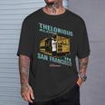 セロニアス・モンク・ジャズ・マーチ サンフランシスコのアローン 長袖tシャツ Tシャツ 彼への贈り物