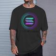 ソラナ・ソルコイン・トゥ・ザ・ムーン Tシャツ 彼への贈り物