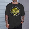 タクシードライバーと皮肉キャブ運転 面白いタクシードライバー Tシャツ 彼への贈り物