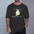 タックスlinuxペンギン須藤rm Rfコンピュータフリークハッカー Tシャツ 彼への贈り物