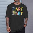 ダーツアート ダーツプレーヤー ダーツスポーツ ダーツボード ダーツ Tシャツ 彼への贈り物