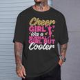 チア チアリーディング チーターレオパードチアガール 普通みたいに Tシャツ 彼への贈り物