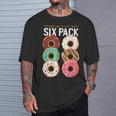 チェックアウトおれのシックスパックおもしろドーナツ Tシャツ 彼への贈り物