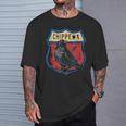 チペワ アメリカインディアン部族 レイヴン インターステート バッジ Tシャツ 彼への贈り物