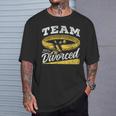 チーム・バツイチ 元 セパレート 皮肉 離婚 Tシャツ 彼への贈り物