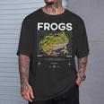 ツノガエル ストリートウェア カエル飼育員 Tシャツ 彼への贈り物