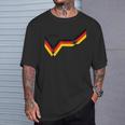 ドイツ国旗 面白い ドイツの遺産 ルーツ ヴィンテージ ドイツ国旗 Tシャツ 彼への贈り物
