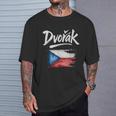 ドヴォルザーク チェコの旗 チェコの名前 Tシャツ 彼への贈り物