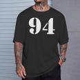 ナインティフォー 数字 94 ナンバー Tシャツ 彼への贈り物