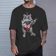 ハムスター ロックスター 動物 ギター Tシャツ 彼への贈り物