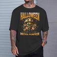 ハロウィンメカかぼちゃロボットsfホラー Tシャツ 彼への贈り物