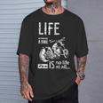 バイク オートバイ アメリカン クルーザー モーターサイクル おしゃれ ダメージ デザイン Tシャツ 彼への贈り物