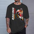 バイクレース Motorcycle Racing Tシャツ 彼への贈り物