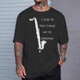 バスクラリネット 長袖tシャツ Tシャツ 彼への贈り物