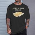 バター愛好家 塩漬けバター スティックオブバター 面白いバター Tシャツ 彼への贈り物