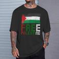 パレスチナ国旗 アラビア語 ガザ パレスチナ国旗 Tシャツ 彼への贈り物