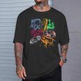 ビデオゲームコンソール コントローラー レトロ 80年代 90年代 アーケードゲーマー Tシャツ 彼への贈り物