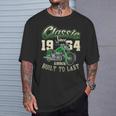 ビンテージ バイク バイカー バイクの誕生日 1964 年生まれ 長袖tシャツ Tシャツ 彼への贈り物