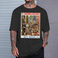ビンテージポスター 香港レトロtシャツ Tシャツ 彼への贈り物