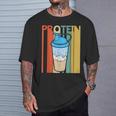 ビンテージ・スタイル タンパク質 Tシャツ 彼への贈り物