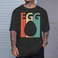 ビンテージ・スタイル 卵 Tシャツ 彼への贈り物