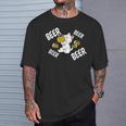 ビールウエスト・ハイランド・ホワイト・テリア・ウェスティ犬 Tシャツ 彼への贈り物