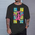 ピンクパンサー ヴィンテージ ラブ&ピンク禅チョークアート Tシャツ 彼への贈り物