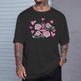 ピンクローズのバレリーナ バレエ Tシャツ 彼への贈り物