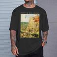 ピーテル・ブリューゲル 長老 バベルの大塔 Tシャツ 彼への贈り物