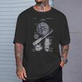 フライフィッシングシャツ ヴィンテージ 特許 描画 父の日 Tシャツ 彼への贈り物