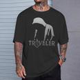 フリーメイソン ロッジ フリーメイソン 友愛 マスターメイソン トラベラー Tシャツ 彼への贈り物