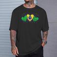 ブラジル独立記念日 ブラジル誕生 国旗 愛 ブラジル Tシャツ 彼への贈り物