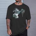 ペルセウスとメデューサ像 Tシャツ 彼への贈り物