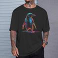 ペンギン ファンタジー アートワーク ロボットアニマルモチーフ ペンギン Tシャツ 彼への贈り物