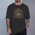 ホルスの目 エジプトのシンボル 古代エジプト神話 Tシャツ 彼への贈り物