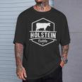 ホルスタイン牛-農家向けホルスタイン牛 Tシャツ 彼への贈り物