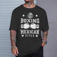 ボクシング メキシカンスタイル ボクサー ファイター ボクシンググローブ メキシコ国旗 Tシャツ 彼への贈り物