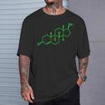 ボディビルディング テストステロンステロイドシャツ テストユーザーへのギフト Tシャツ 彼への贈り物