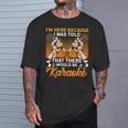 マイク カラオケ 歌い手 歌う 音楽 おもしろ カラオケ Tシャツ 彼への贈り物