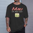 マキ・デュ・オーシュはマキ寿司 巻き寿司 Tシャツ 彼への贈り物