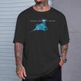 マンタレイかわいいマンタ愛好家スティングレイシュノーケリング Tシャツ 彼への贈り物