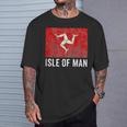マン島旗 マンクス トラディショナル 3脚 Tシャツ 彼への贈り物