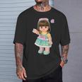 メルちゃんのおともだち りこちゃん Bigプリント Tシャツ 彼への贈り物