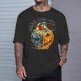 メルティングキューブ 面白い ルービック ルビックス ルービックス プレイヤー キューブ ハロウィン Tシャツ 彼への贈り物