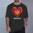 モンテネグロ国旗シャツ Tシャツ 彼への贈り物