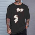ヤギ好きの方へ かわいいかわいい赤ちゃんヤギのポケット付き Tシャツ 彼への贈り物