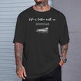 ヨタカがあれば人生はもっと良くなる Tシャツ 彼への贈り物