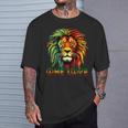 ラスタファリアンルーツ ラスタプライド ラスタファリ ラスタレゲエ ライオン Tシャツ 彼への贈り物