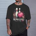 ラブボウリングピンクボール Tシャツ 彼への贈り物