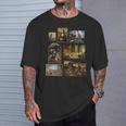ルーヴル美術館の有名な絵画 パリ フランス Tシャツ 彼への贈り物